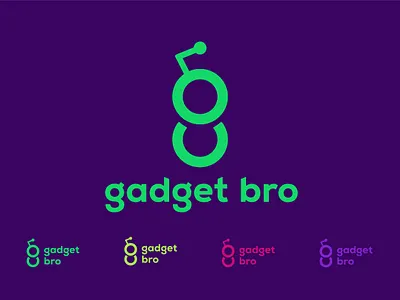 Gadget Bro branding design flat graphic design icon logo minimal vector