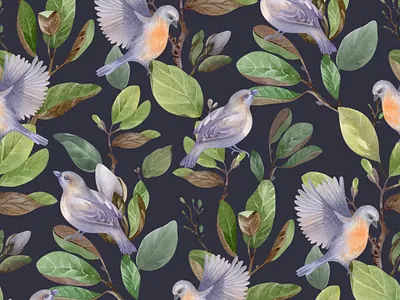 Pattern design. branding design illustration invitation watercolor