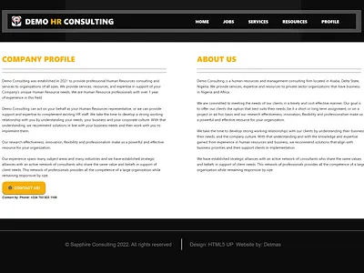 Ui ux design landing page for hr company design ux ux ui