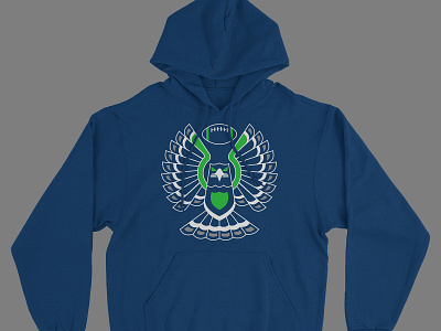 Seahawks Hoodie bird eagle feathers football hawk hoodie nfl seahawks seattle seattle seahawks sports wings
