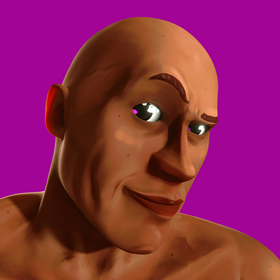 Dwayne The Rock as Arcane Character 3d arcane blender character cinema4d design dwayne dwayne jonson jinx octane render the rock