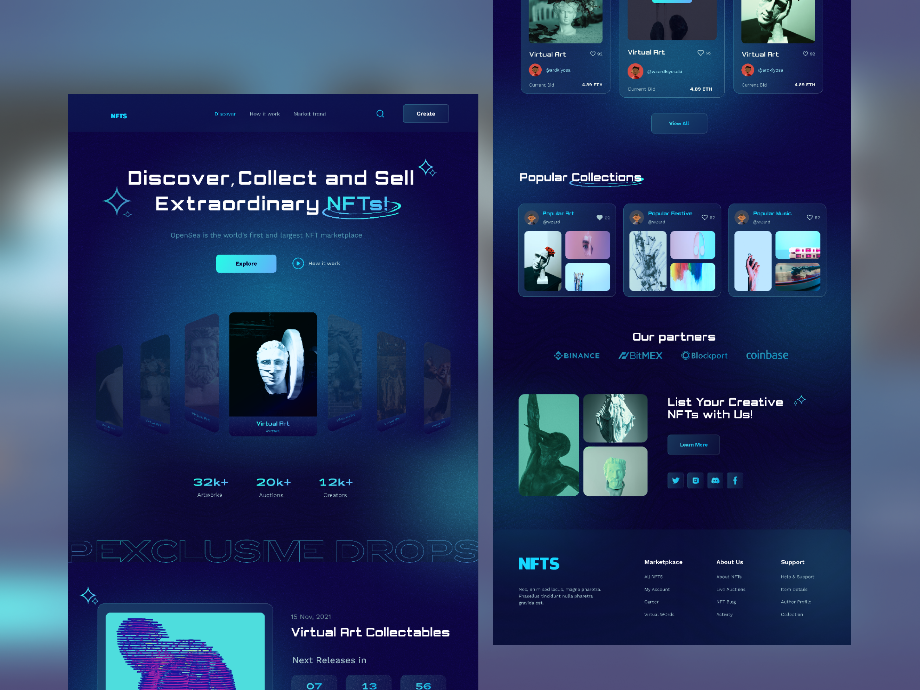 Example of Website UI UX Design