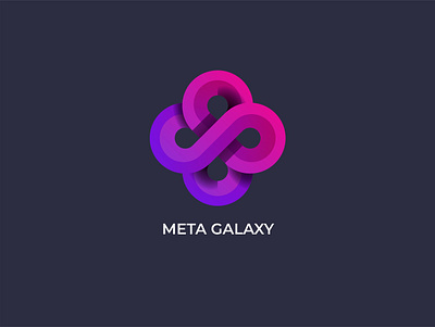 META GALAXY | Logo Design 3d animation branding design graphic design icon illustration logo minimal motion graphics typography ui vector web