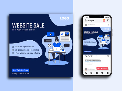 Website social media post template | Banner design social media ads advertising banner banner design design facebook post flyer instagram post media post poster design social social media social media ads social media post website website banner website design wordpress wordpress design