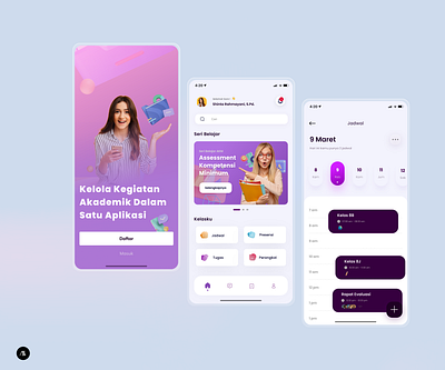 Teacher Management App design figma indonesian management app teacher ui