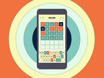 Wordle Redesign retro ui ui design wordle