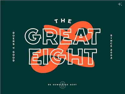 Family Branding (The Great Eight - Green) branding design family typography