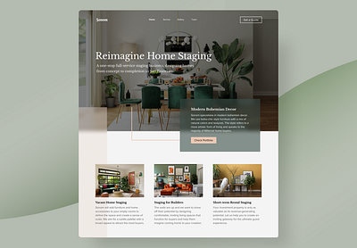 Interior Design Company Website form inquiryform interiordesign landingpage uidesign webdesign website