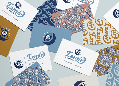 Izmir Gyro House branding graphic design logo typography