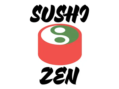 Sushi Zen design graphic design illustration logo vector