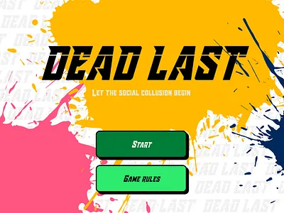 Dead Last Board Game Design animation board game branding design figma game illustration logo ui ux