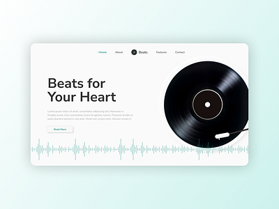 Nuemorphic Music App app design interface modern music neumorphic ui ui design ux ux ui design web web design web page
