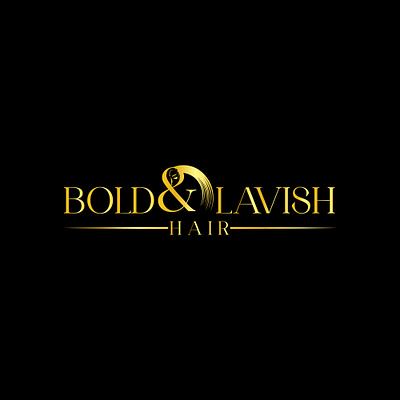 Bold & lavish hair branding graphic design logo motion graphics ui