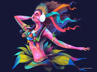 Tribecast character design freelance illustrator illustration illustrator procreate samji illustrator