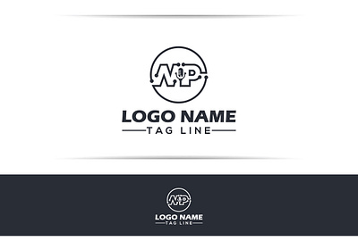 NP-MUSIC-TECHNOLOGY-LOGO-DESIGN business logo design flat logo graphic designer illustration logo minimalist logo modern logo music logo music technology logo mzmonir new logo np logo design outstanding logo stock logo technology logo