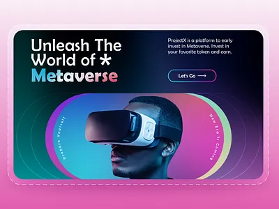 Metaverse Landing Page - Web UI 3d animation app ui branding design dribbble graphic design illustration inspiration landing page logo motion graphics product design shop typography ui ux vector web design webdesign