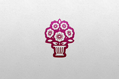 Flowers basket flavor floral flower flowers leaf logo logotype nature