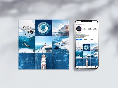 Egypt Yachting blue boat boat charter brand identity branding design concept insatgram story instagram instagram marketing instagram post sea sea trips social media social media marketing social media post travel yacht yacht charter