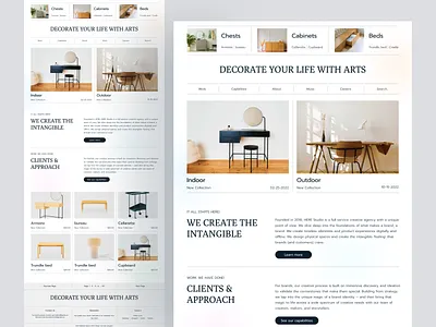Furniture E Commerce Web Design 3d animation best design chair website clean design design e commerce website design ecommerce website furniture company website furniture web design furniture website design graphic design interior design landing page motion graphics online marketing online shop website teapoty landing page animation ui ui design uiuxdesign