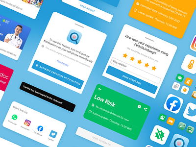 Case Study: Sijejak—Contact Trace Feature alert app bottom sheet case study component contact tracing covid design exposure icon indonesia interface medical pedulilindungi teledoctor ui ux