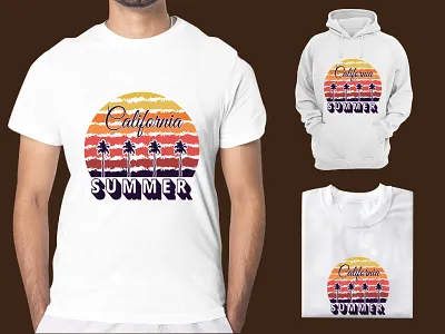 Summer T-shirt Design Vector Illustration vintage t shirt