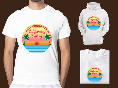 Surfing T-shirt Design vector Illustration vintage t shirt