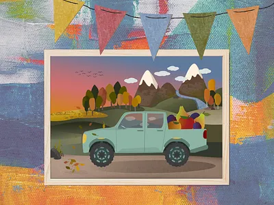 Fruit truck car kids illustration affinity designer children book illustration children illustration fairytale fruits graphic design kids illustration truck car illustration vehicle illustration whimsical illustration woodland