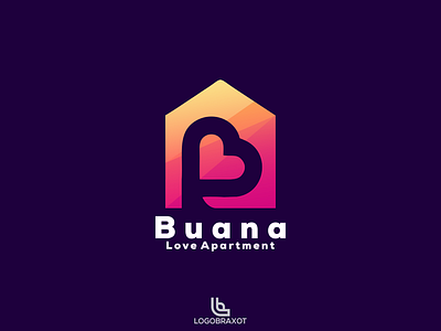 BUANA LOVE APARTMENT aprtment atlanta baltimore branding brooklyn characterlogo design dubai illustration italia jasalogo logo london needlogo paris phoenix roma sharjah typography usa