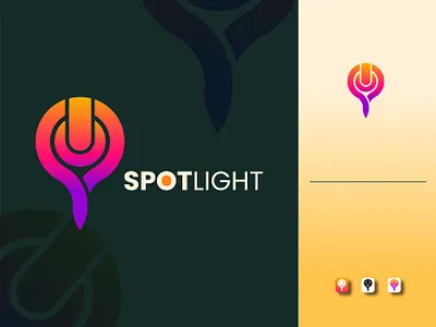 Spotlight logo branding branding design circle creative design geomatric graphic design illustration logo logo design logo folio logo inspiration logo mark monogram products spotlight