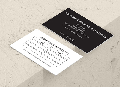 hairdresser business card branding corporate identity design logo logotype minimal vector