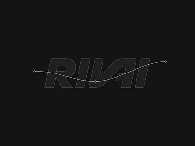 RIVAI - Logotype branding design illustration logo typography
