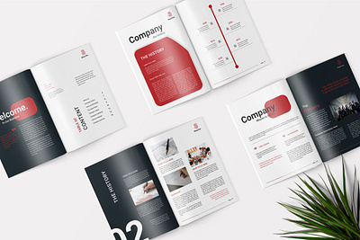 Mine - Company Profile Template annual report brochure brochure template company profile design identity indesign layered lookbook magazine minimalist multipurpose photography proposal portfolio brochure principles print printable profile template proposal template template