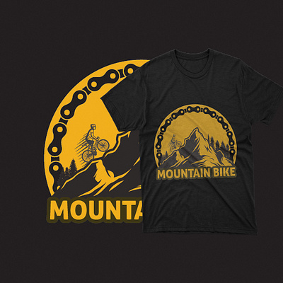 Mountain Bike design graphic design illustration logo motion graphics t shirt vector