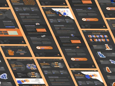 Advertising Agency Website advertising agency animation branding design illustration logo loopy ui ux web