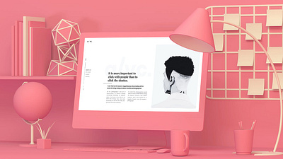 Colorful iMac Mockup abstract app clean color colorful device display imac imac design imac mockup imac template laptop mac macbook mockup presentation realistic simple theme ui