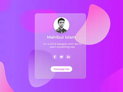 Glassmorphism UI Design branding design glassmorphism glassmorphism ui design illustration ui ui ux web banner web ui website design