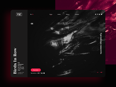 Vse Booking | Website booking branding concert design figma prototype tickets ui ui design ux design web design wireframes
