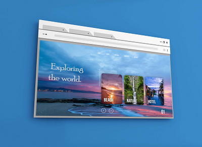 Travel Landing page design landing page design