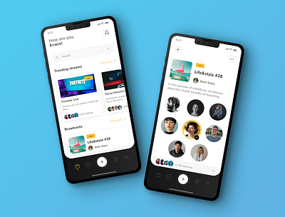 Community App Concept app cloudhouse app clubhouse community community app community mobile app design inspiration mobile mobile app popular social social app social mobile app streaming streaming app trending twitch twitch app twitch mobile app