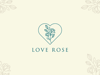 Love Rose Botanical Logo Design bohologo botanical botanical logo design botanicalillustration botanicallogo botanicals branding creative design elegantlogo flowershop goldenlogo graphic design graphicdesign logo love rose botanical logo design luxuriouslogo modern owner