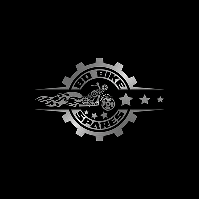 Logo Design BD Bike Spares design graphic design illustration logo logo design logo designer vector