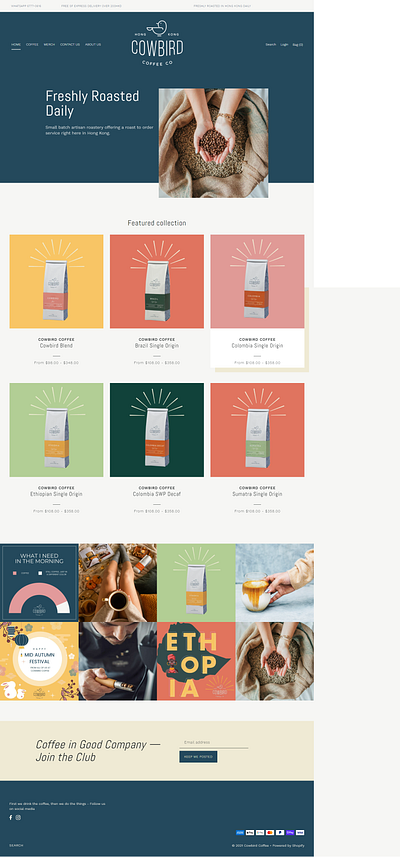 Shopify - Art Photography - Foodie - Landing page shopifytheme