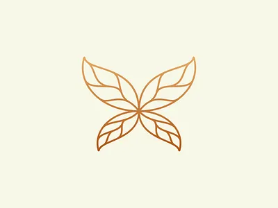 Elegant Butterfly Logo beauty branding butterfly cosmetic design elegant gold icon identity insect jewelry line logo luxury minimalist modern salon simple spa wing