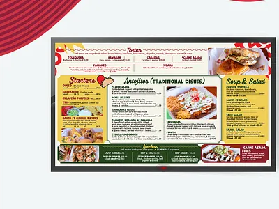 Food menu design - El Taco 2025 design graphic design graphics restaurant