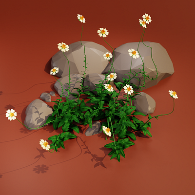 Native plants 3D Vegetation 3d animation design graphic design illustration logo motion graphics vegetation web