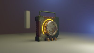 Dystopian Device WIP 3d blender