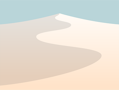 Dawn dawn desert design illustration