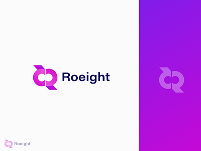 Roeight - Minimal and Modern logo design best logo branding graphic design logo logo designer mehejar mehejar designs minimal logo design modern logo r letter logo r logo