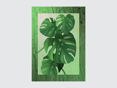 Leafy background branding design graphic design illustration vector