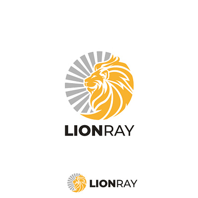 LION RAY branding design graphic design illustration lion logo logo maker vector